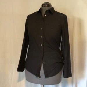 Gap Navy/Black Women’s Tailored Shirt Size Medium